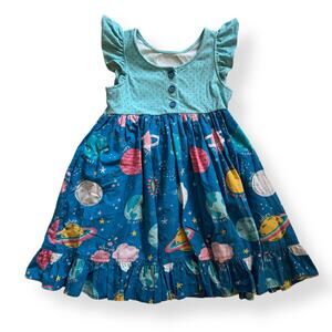 Eleanor Rose outer space Kirby dress